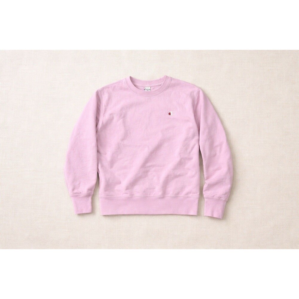 Champion Reverse Weave Candy Light Pink Crewneck Sweater Men Medium Pullover